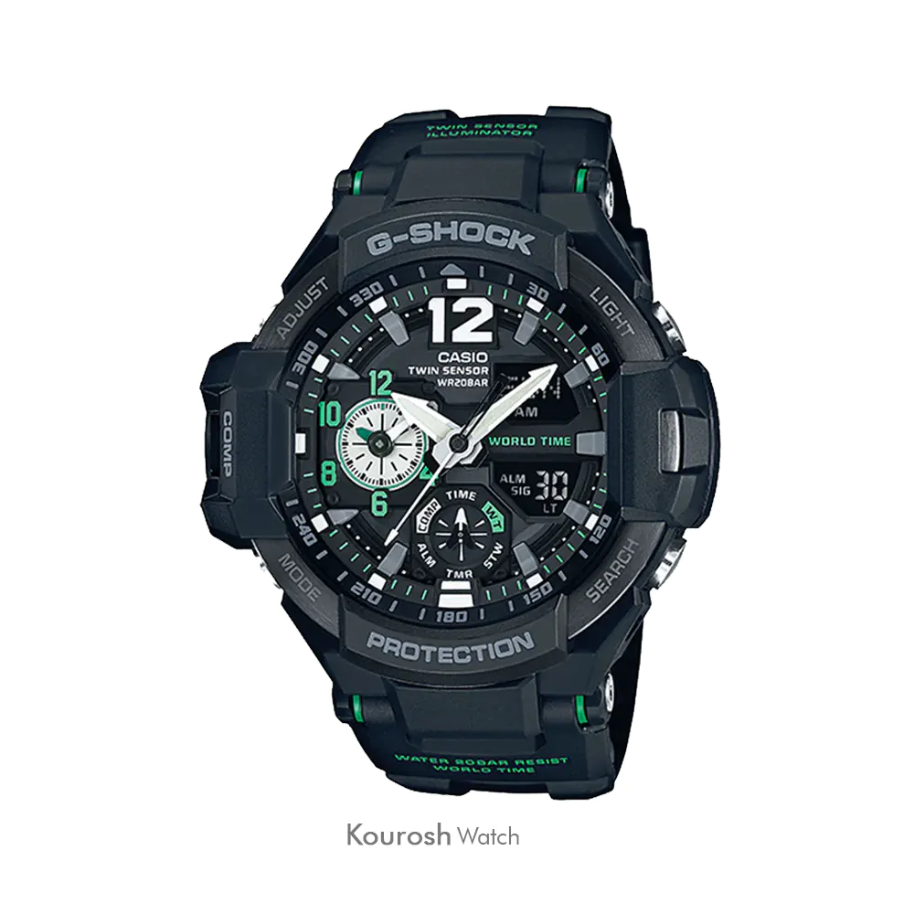 ساعت مچی مردانه کاسیو جی شاک مدل GA-1100-1A3DR