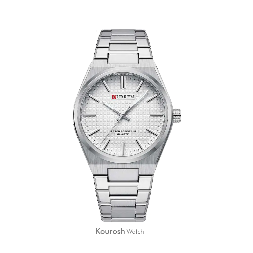ساعت مچی مردانه کارن مدل 8439silver-white