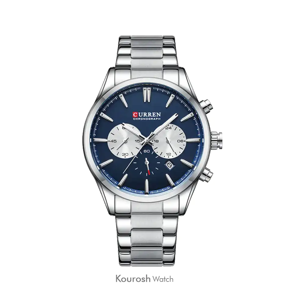 ساعت مچی مردانه کارن مدل 8446silver-blue